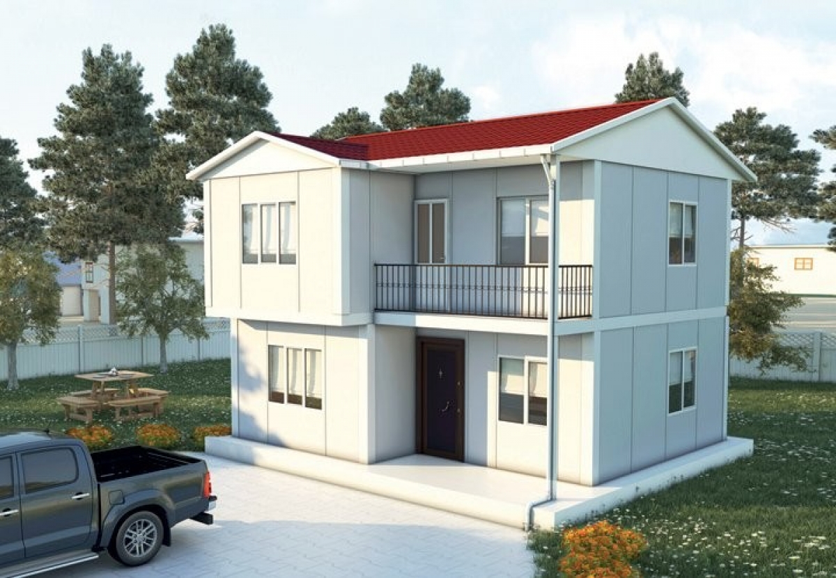 131 m² Çift Katlı Prefabrik Ev VP 719