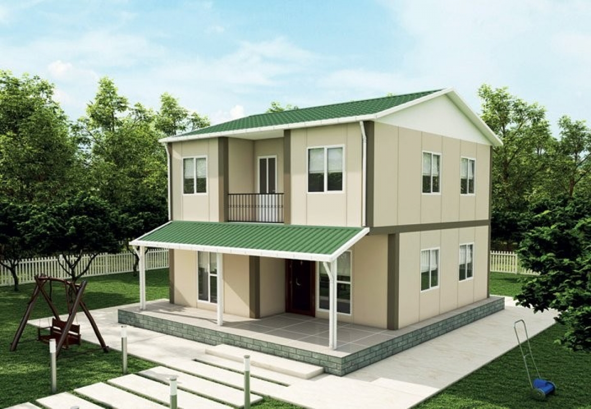 134 m² Çift Katlı Prefabrik Ev VP 720